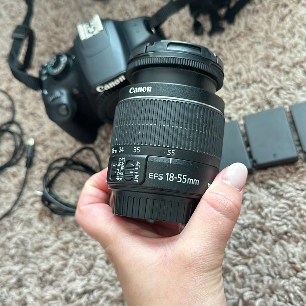 Canon EOS Rebel T5 Black Camera Set - Picture 4 of 10